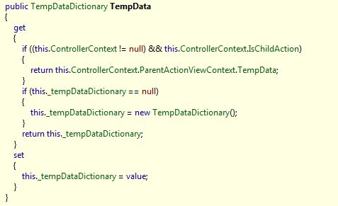 TempData Property of Controller Base Class